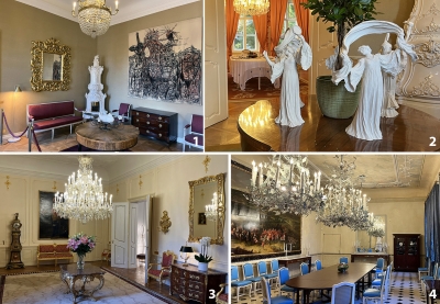 Посольство Франции в Праге показало шикарные салоны дворца Букуа после трехлетней их реконструкции